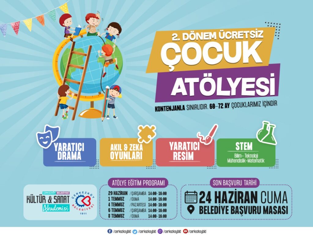 2. DÖNEM ÇOCUK ATÖLYEMİZ BAŞLADI