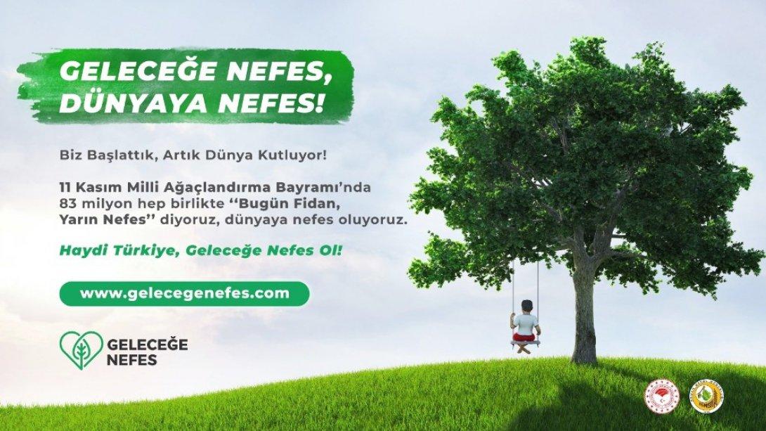 MİLLİ AĞAÇLANDIRMA GÜNÜ'NDE 300 FİDAN DİKİMİ YAPILDI