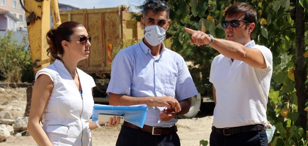 BAŞKANIMIZ AKAY FSM PARKI'NDA İNCELEMELERDE BULUNDU