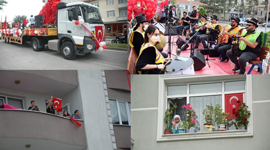 ÇERKEZKÖY'DE 19 MAYIS COŞKUSU