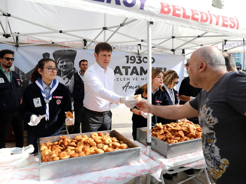 ATA’MIZ İÇİN PİŞİ DAĞITTIK