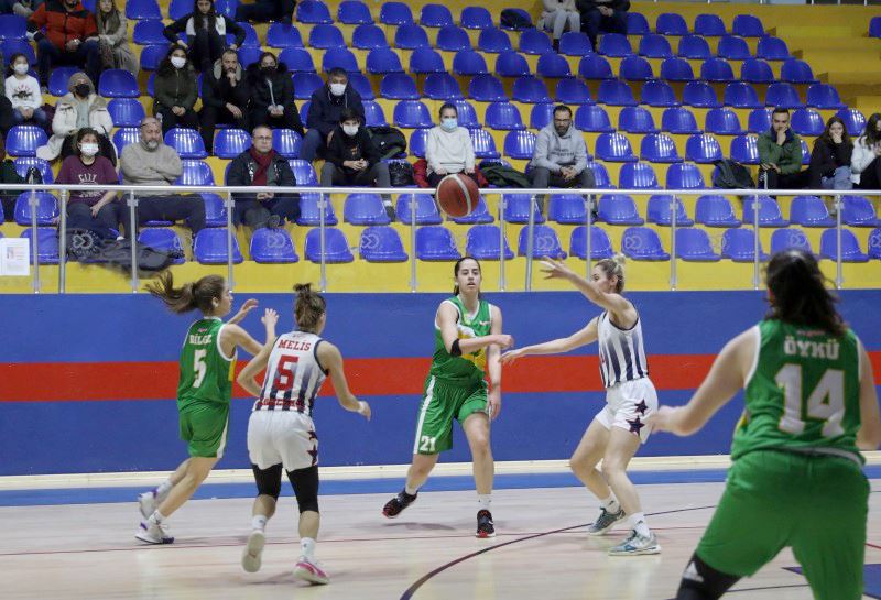 KADIN BASKETBOL TAKIMIMIZ SAHASINDA YİNE KAZANDI