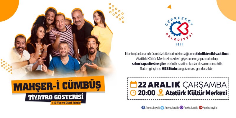 MAHŞER-İ CÜMBÜŞ ÇERKEZKÖY’E GELİYOR
