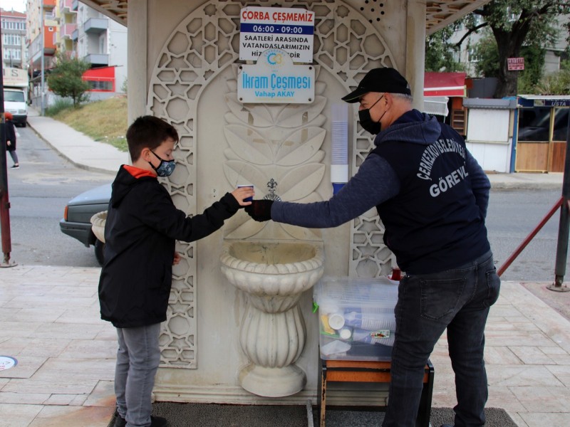 İKRAM ÇEŞMEMİZ PAZARTESİ GÜNÜ YENİDEN AKMAYA BAŞLIYOR