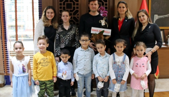 ANAOKULU ÖĞRENCİLERİNDEN ZİYARET
