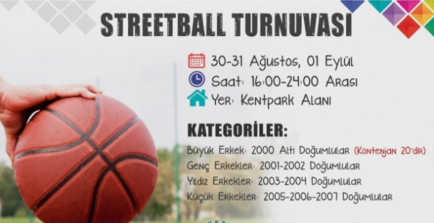 STREETBALL VE TAVLA TURNUVALARINA BAŞVURULAR BAŞLIYOR