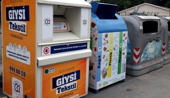 80 NOKTAYA KULLANILMIŞ GİYSİ/TEKSTİL KUMBARASI YERLEŞTİRİLDİ