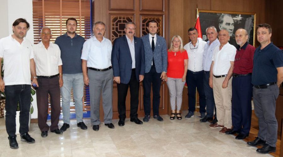 CHP İL YÖNETİMİNDEN BAŞKANIMIZ AKAY’A TEBRİK ZİYARETİ