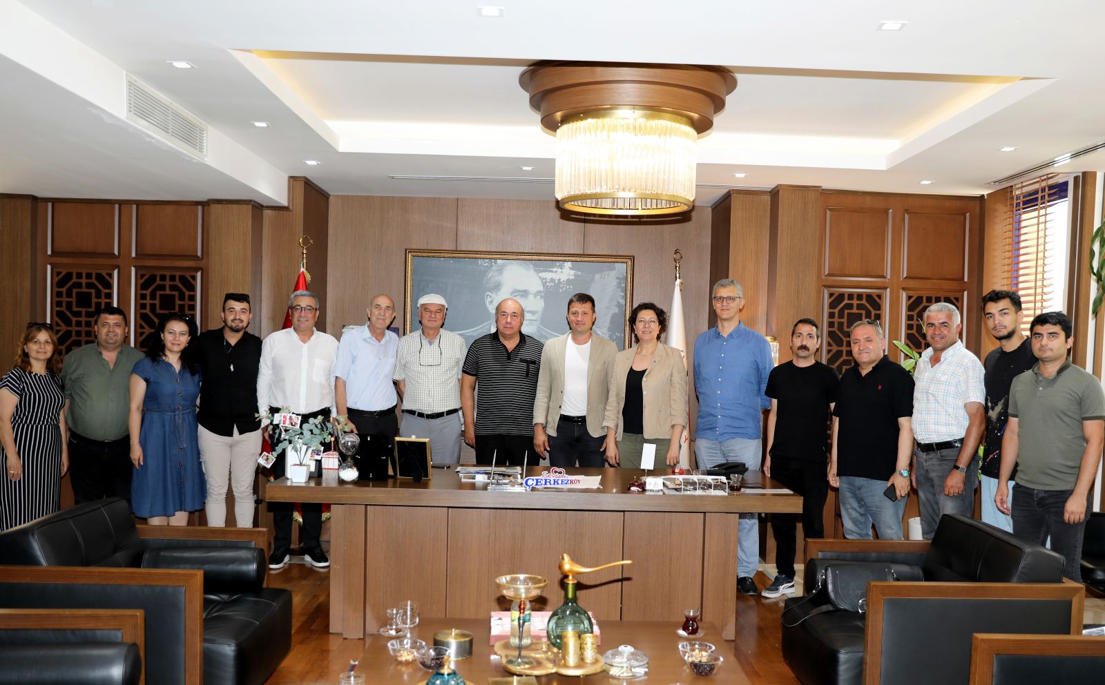 CHP İL BAŞKANI SAYGIN’DAN ZİYARET