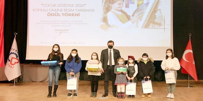ÇOCUK GÖZÜYLE 2020' KONULU RESİM YARIŞMAMIZIN KAZANANLARI ÖDÜLLENDİRİLDİ