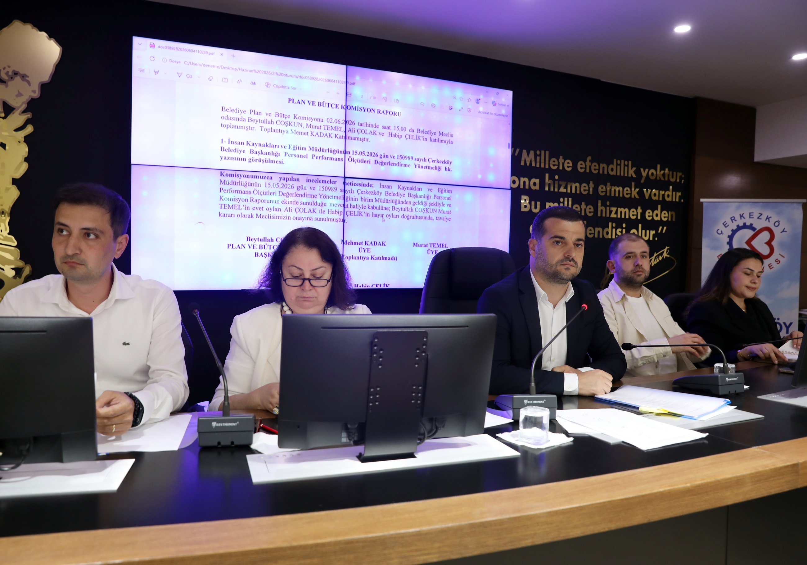 HAZİRAN AYI MECLİS TOPLANTILARI TAMAMLANDI