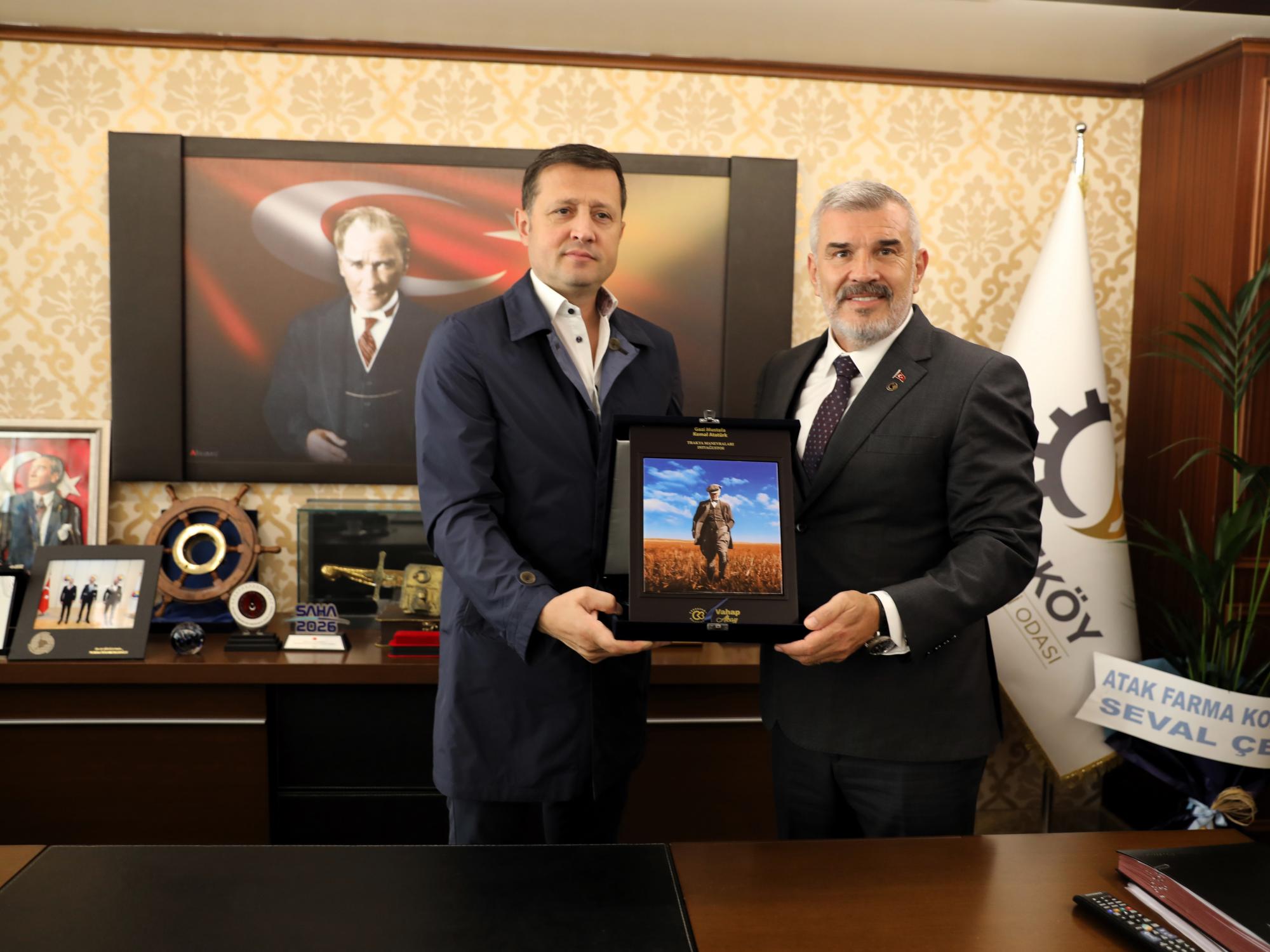 ÇTSO BAŞKANI AHMET ÇETİN’E HAYIRLI OLSUN ZİYARETİ